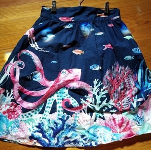 LNWOT modcloth octopus skirt size small s